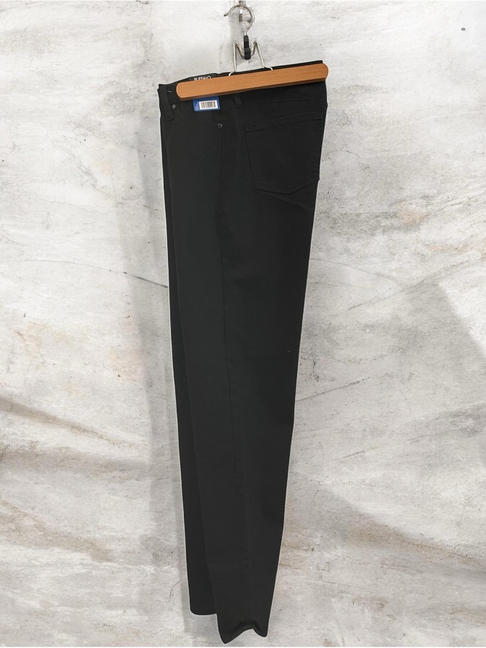 David Bitton Buffalo Black Straight-Leg High rise Denim 10/30
